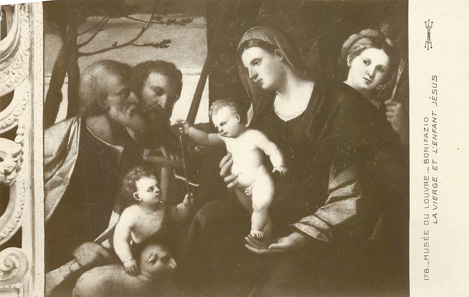 CPM Musee du Louvre Bonifacio La Vierge et l'Enfant Jesus 