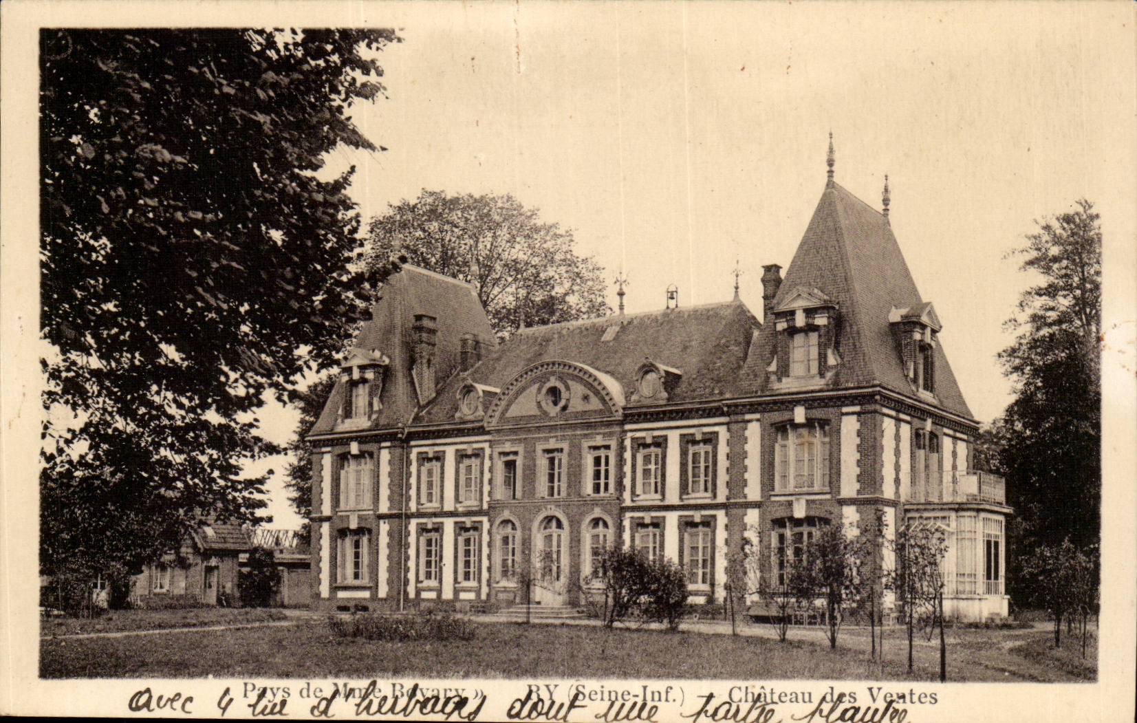 St Valery-en-Caux-pays de Mme Bovary- Chateau des Ventes -CPA