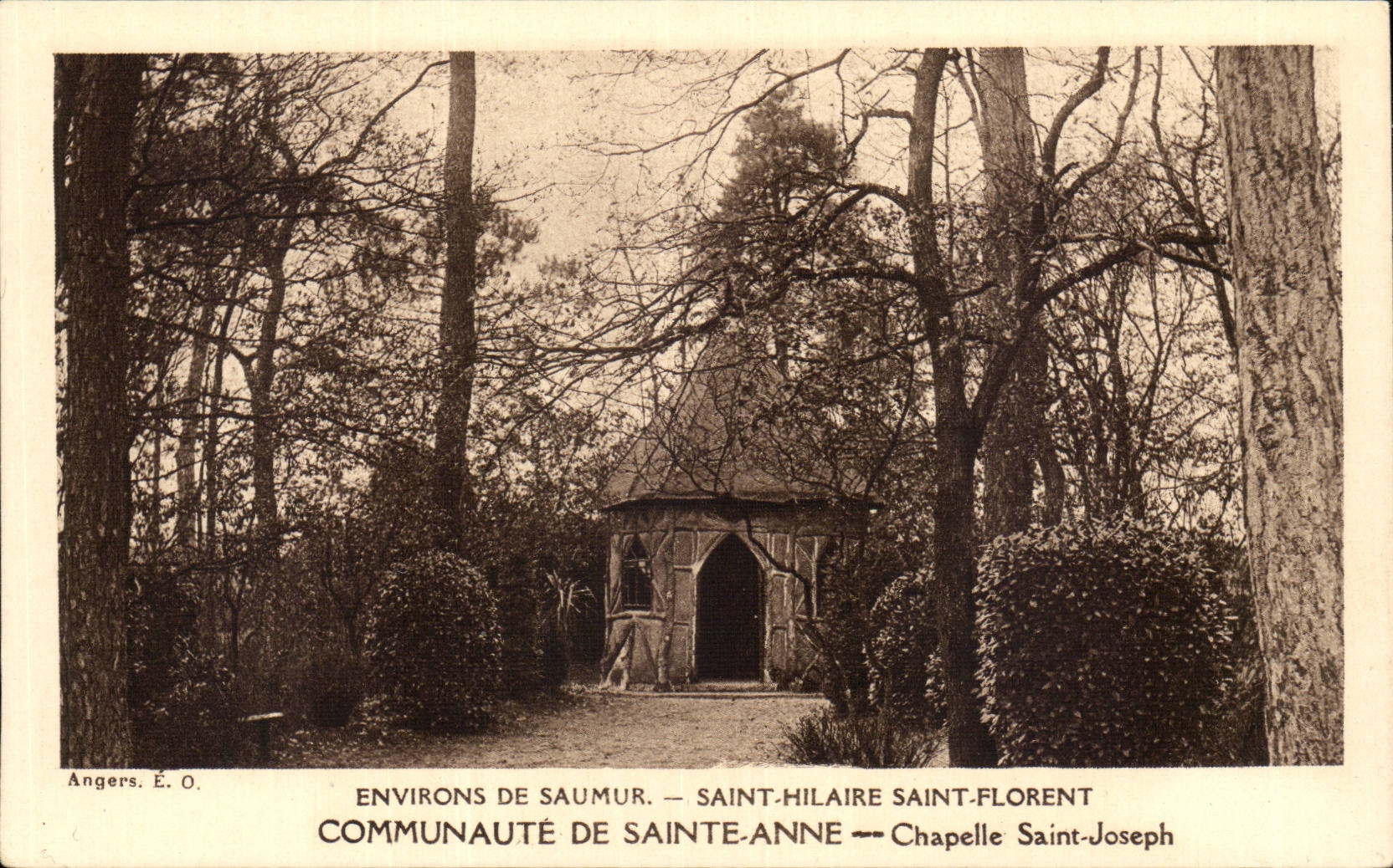 Environs de Saumur- Saint Hilaire Saint Florent- Communaute de Sainte-Anne Chapelle Saint- Joseph-CPA
