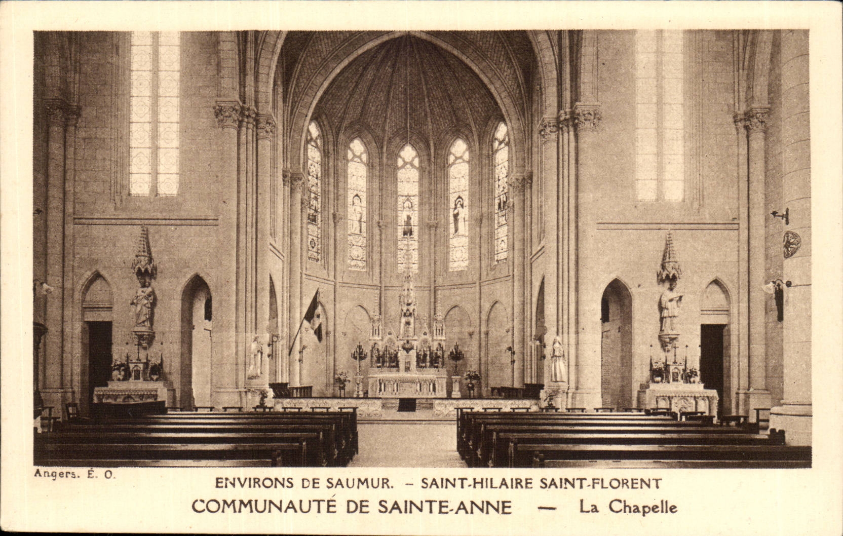 Environs de Saumur- Saint Hilaire Saint Florent- Communautee de Sainte-Anne- Chapelle Saint- Joseph-CPA