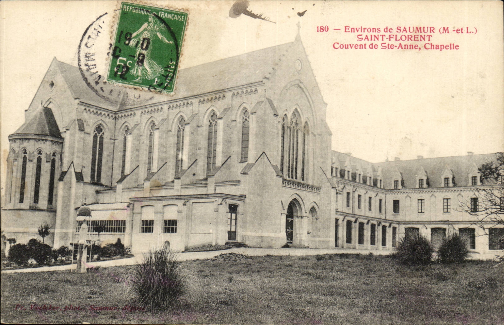 Environs de Saumur- Saint Florent- Couvent de Ste Anne Chapelle-CPA