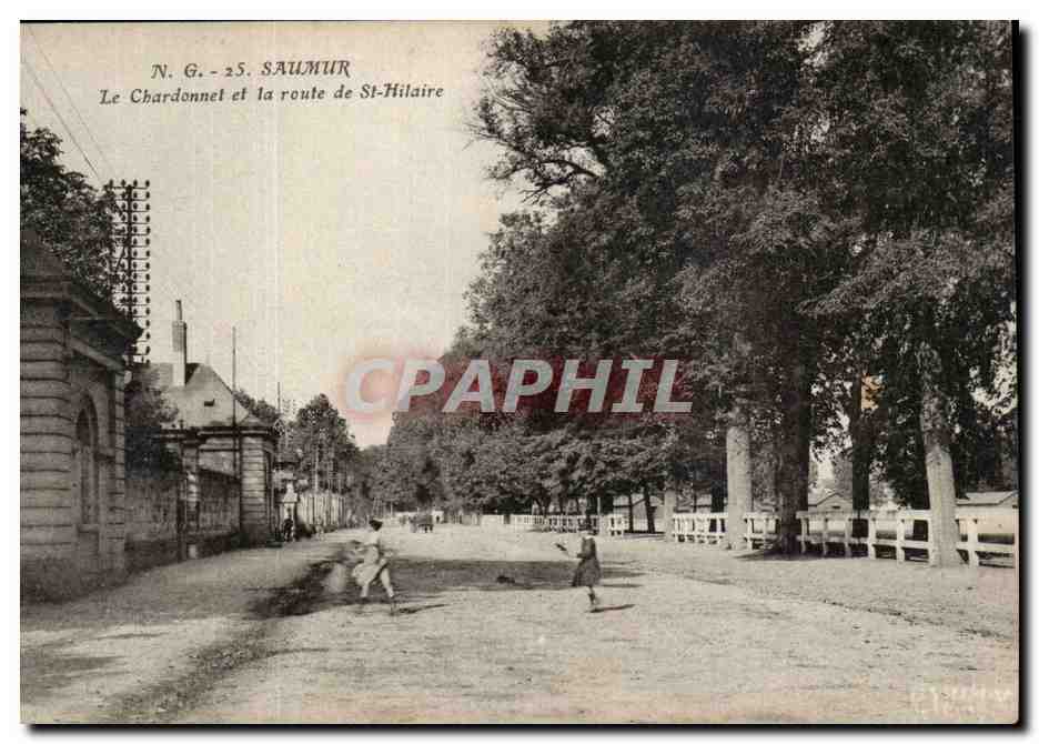 Le Chardonnet et la Route de St-Hilaire -CPA