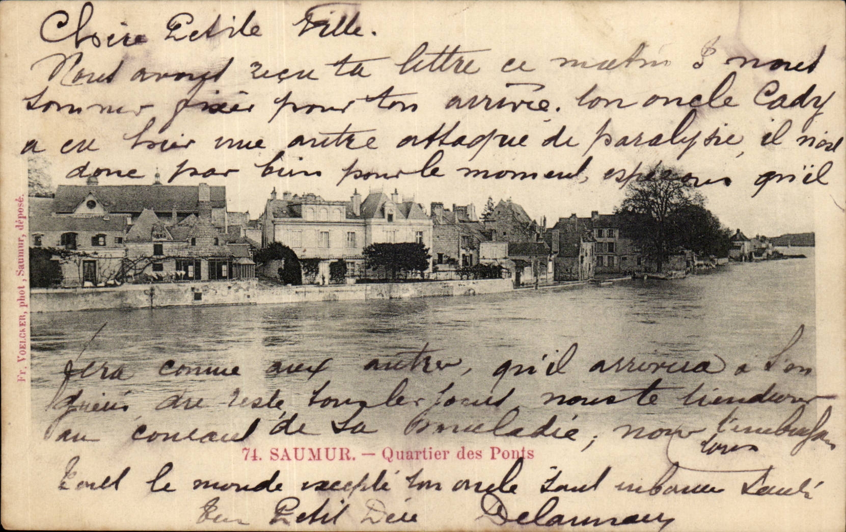 Saumur- Quartier des Ponts-CPA