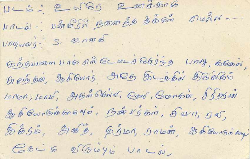 Sri Lanka — Ansichtskarte mit 75-Cent-Stempel — Verlag Sri Lanka — Rückseite