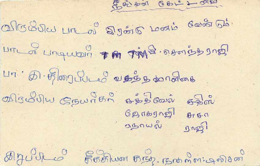 Sri Lanka — Karte mit 75-Cent-Stempel — Verleger Sri Lanka Post — Rückseite
