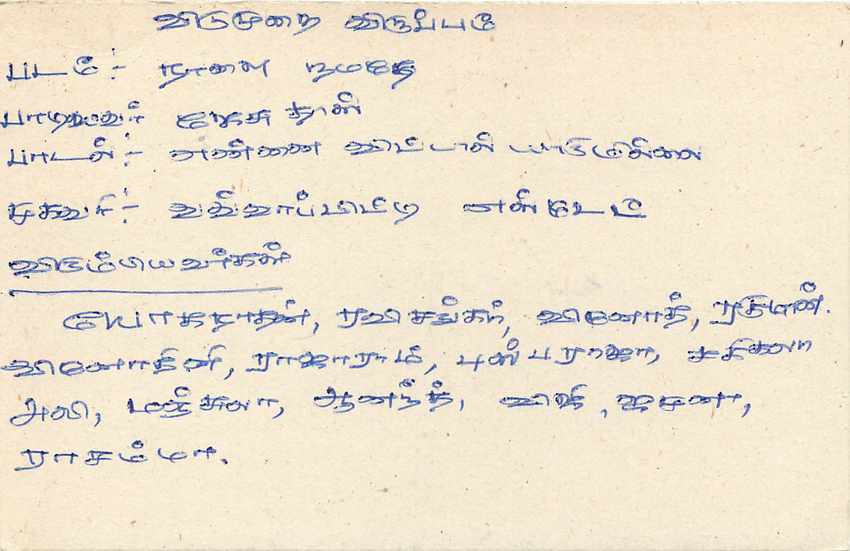 Sri Lanka — carte postale avec timbre de 75 cents — éditeur non visible — Verso