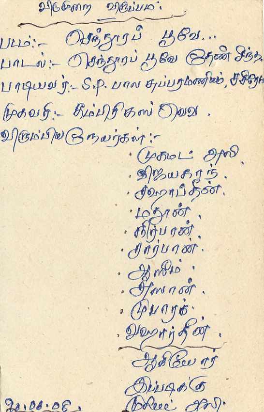 Colombo — carte postale avec timbre de Sri Lanka — éditeur inconnu — Verso