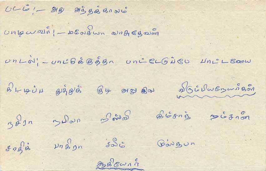 Sri Lanka — carte postale avec timbre de 75 cents — éditeur inconnu — Verso
