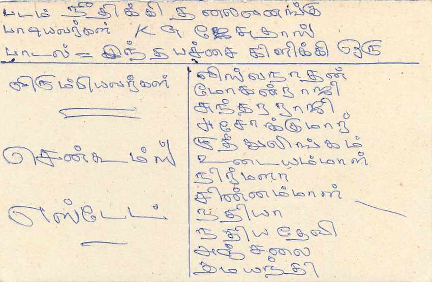 Entier Postal Postal Stationary Sri Lanka Ceylan Lion — Rückseite