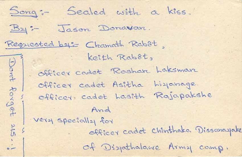 Entier Postal Postal Stationary Sri Lanka Ceylan Lion — Rückseite