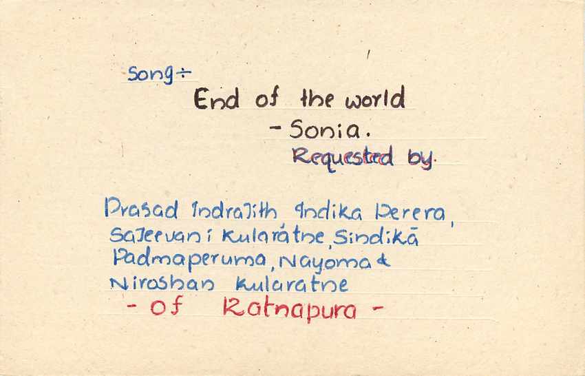 Entier Postal Postal Stationary Sri Lanka Ceylan Lion — Verso