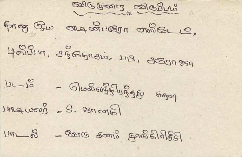 Sri Lanka — Ansichtskarte mit 75-Cent-Stempel — unbekannter Verlag — Rückseite