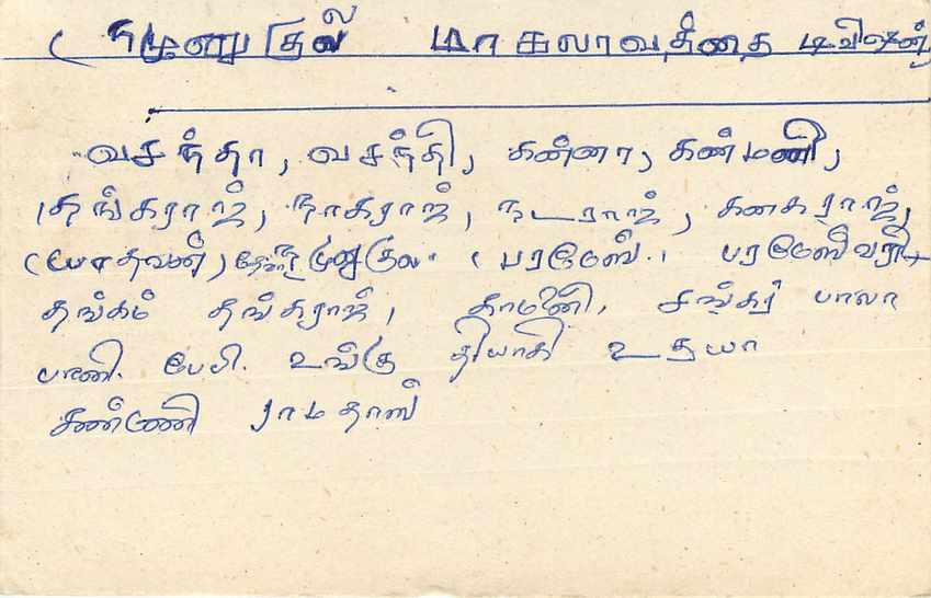 Sri Lanka — carte postale avec timbre de 75 cents — éditeur Sri Lanka Post — Verso