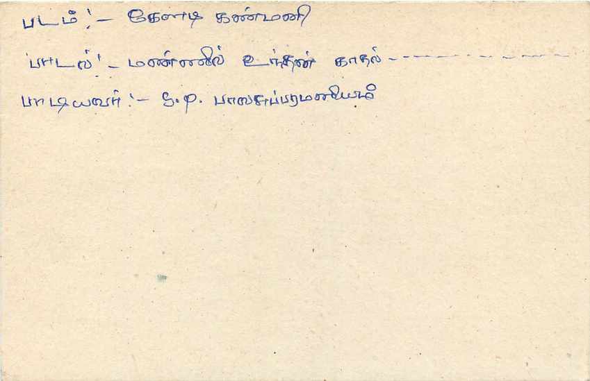 Sri Lanka — Ansichtskarte mit 75-Cent-Stempel — Verlag Sri Lanka Post — Rückseite
