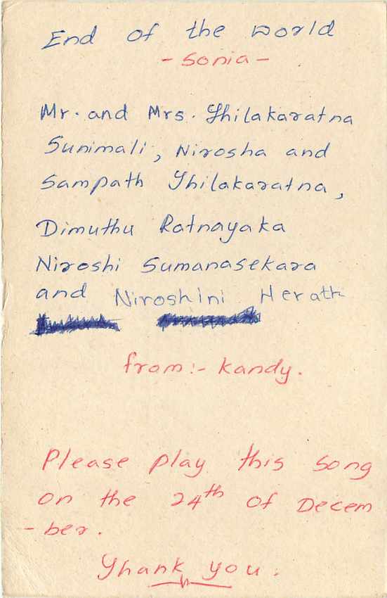 Entier Postal Postal Stationary Sri Lanka Ceylan Lion — Verso