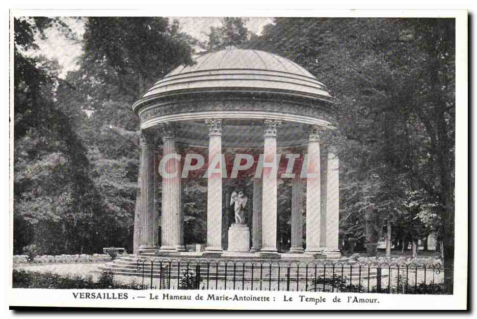 Versailles- Le Hameau de Marie-Antoinaette- Le Temple de l'Amour-CPA
