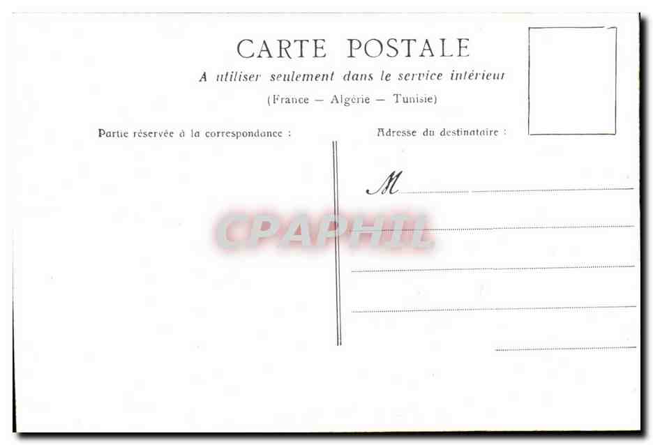 Versailles- Cour de Marbre du Palais -CPA — Back