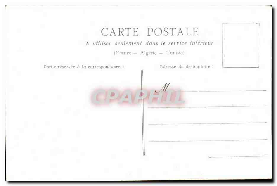 Versailles- Le Grand Trianon- Vue sur les Jardins -CPA — Verso