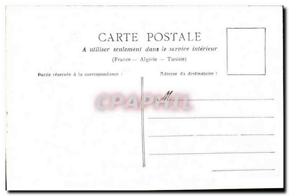 Versailles- Grille de l'Orangerie: Les cent marches-CPA — Verso