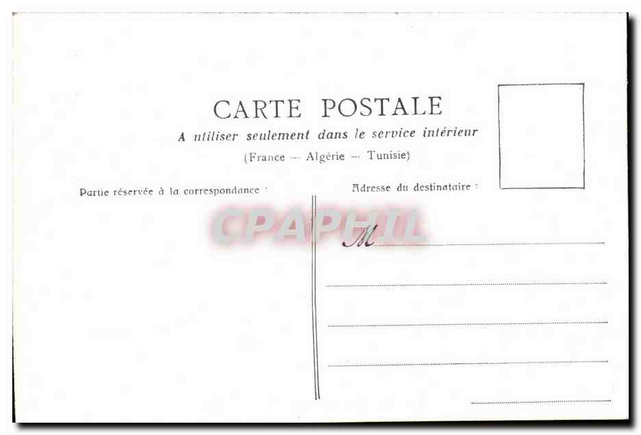 Versailles- Palais du Petit Trianon-CPA — Verso