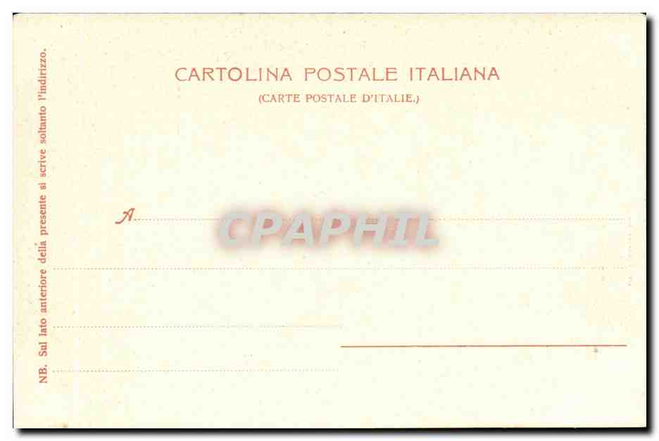 Genova-Genoa-- Villetta di Negro- Viale delle Statue-CPA — Rückseite