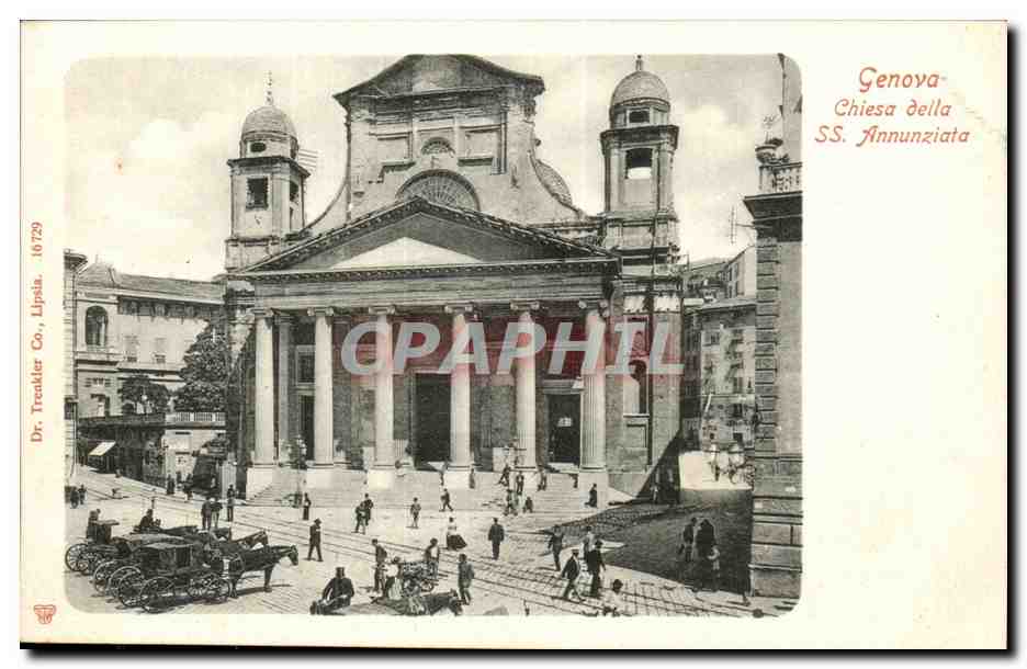 Genova-Genoa-Chiesa della SS Annunziata - CPA