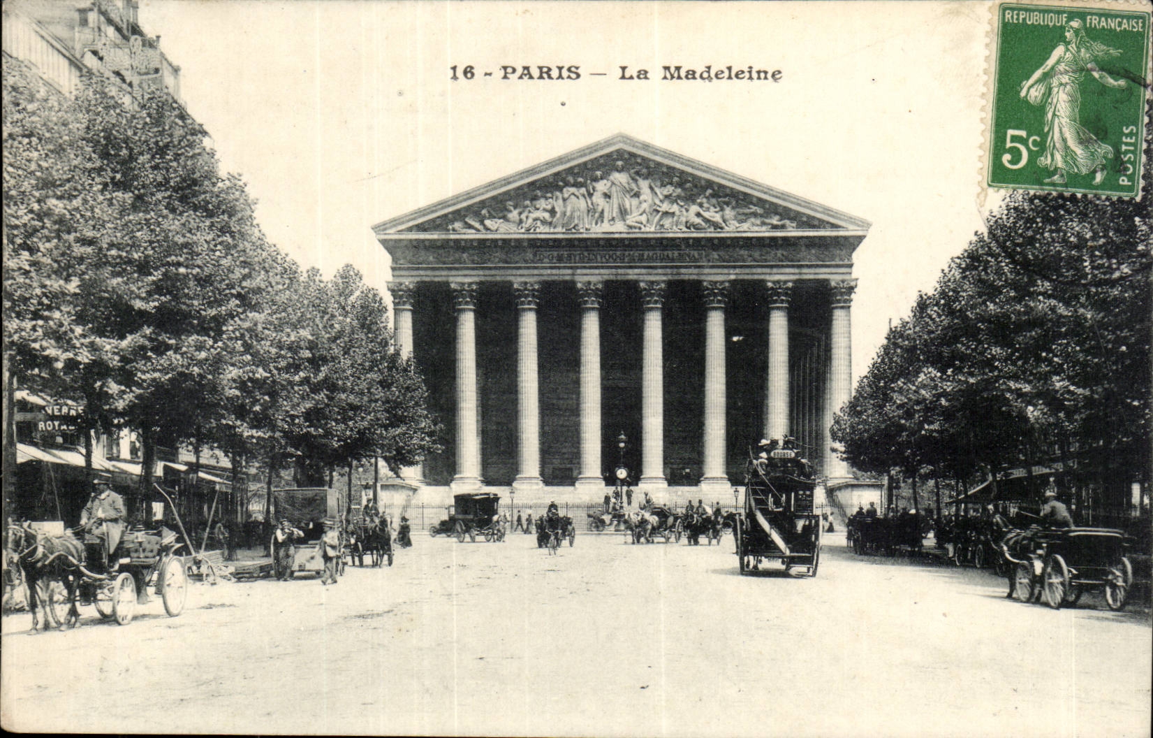 Paris- Eglise de la Madeleine-CPA
