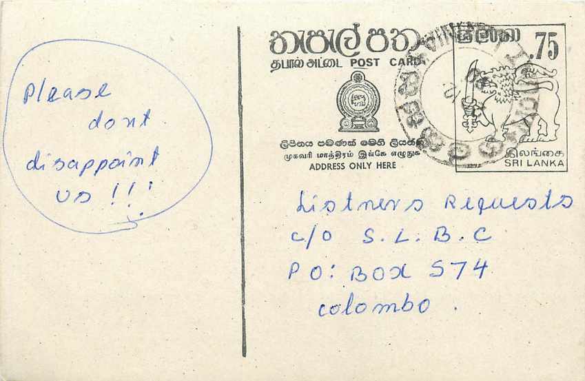 Entier Postal Postal Stationary Sri Lanka Ceylan Lion