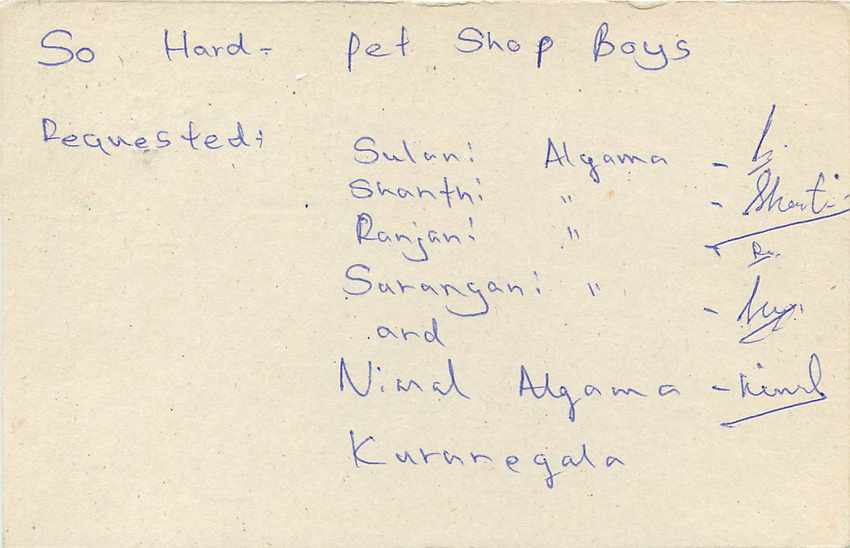 Entier Postal Postal Stationary Sri Lanka Ceylan Lion — Verso