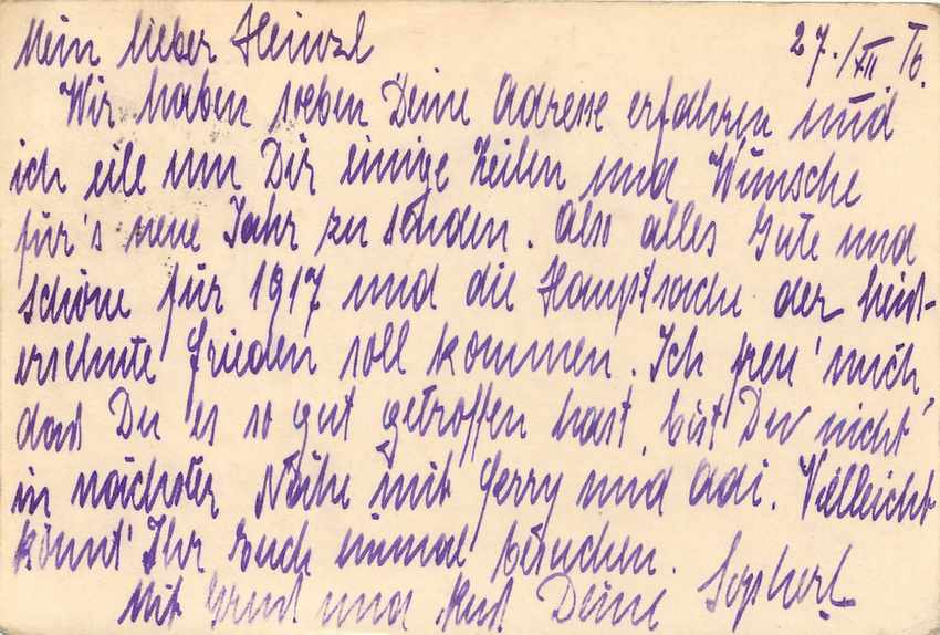 Entier Postal Postal Stationary Feldpost 431 Wien — Rückseite