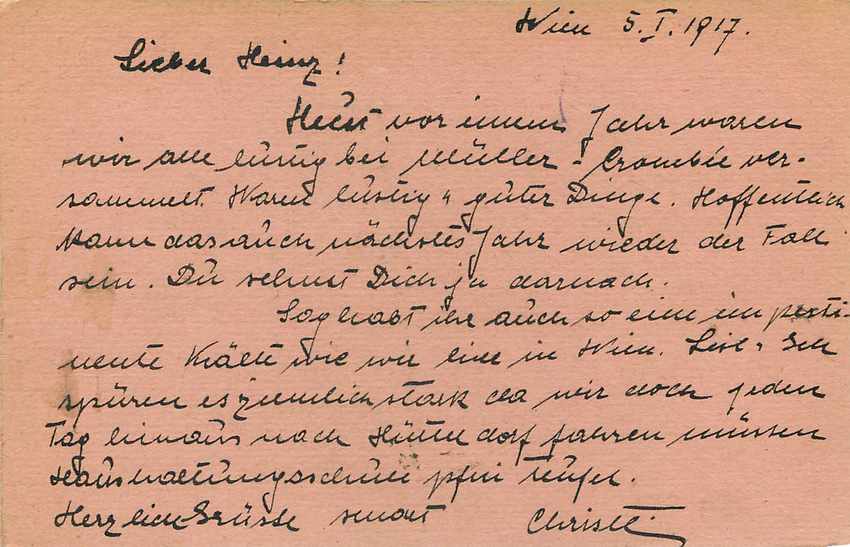 Entier Postal Postal Stationary Feldpost 431 Wien — Rückseite