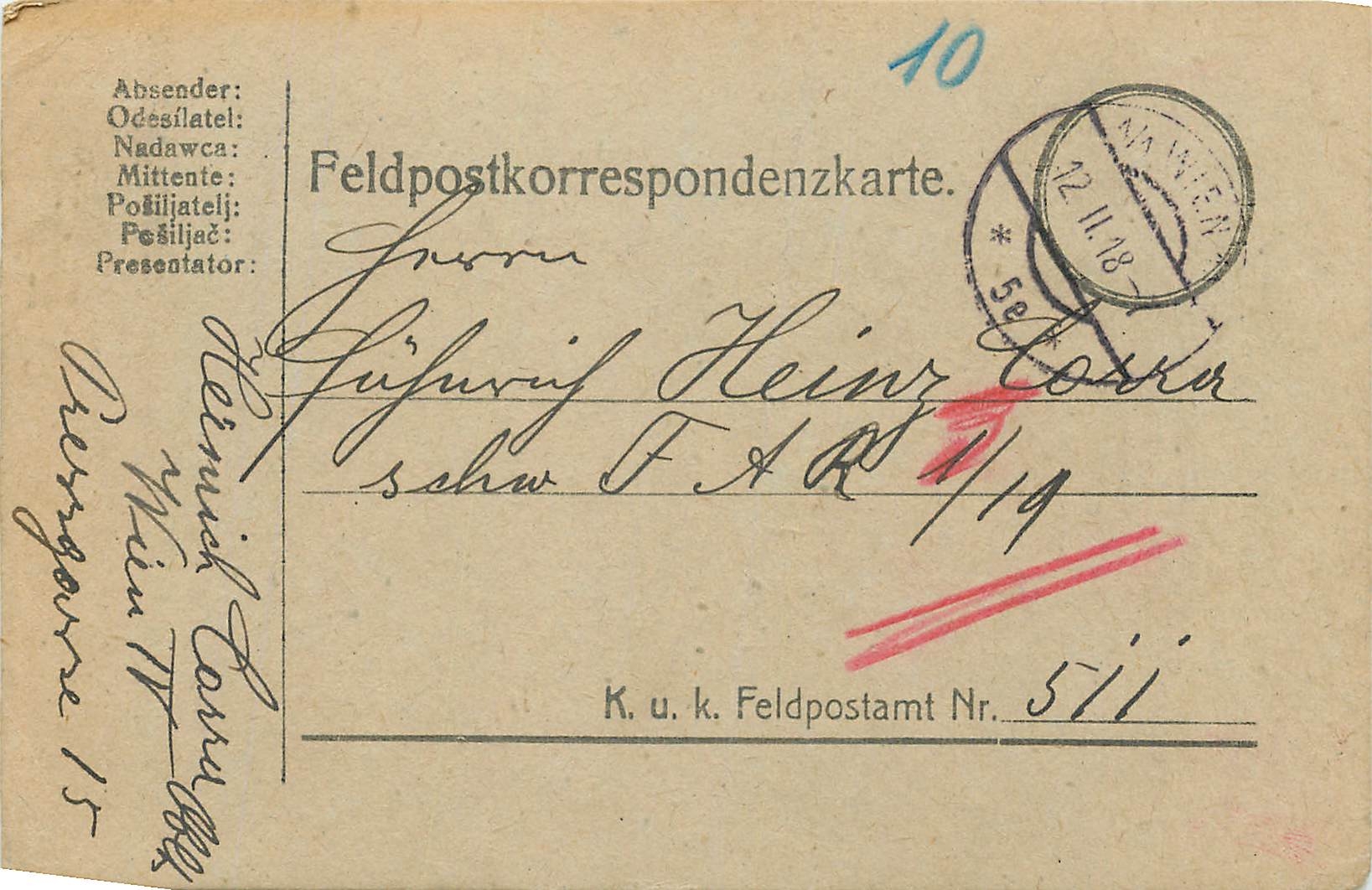 Entier Postal Postal Stationary Feldpost 431 