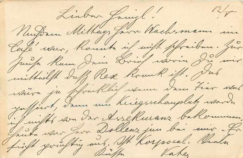 Entier Postal Postal Stationary Feldpost 431 Wien — Verso
