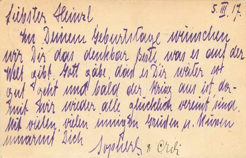 Entier Postal Postal Stationary Feldpost 431 Wien — Rückseite