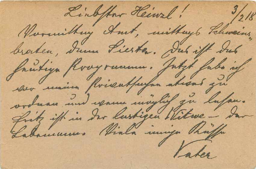 Entier Postal Postal Stationary Feldpost 431 Wien — Rückseite