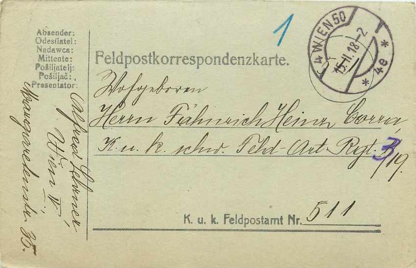 Entier Postal Postal Stationary Feldpost 431 Wien