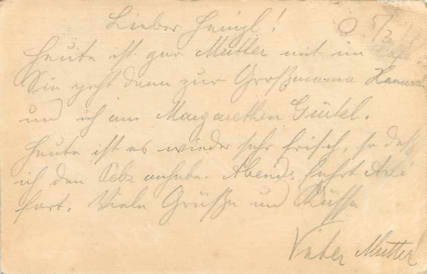 Entier Postal Postal Stationary Feldpost 431 Wien — Rückseite