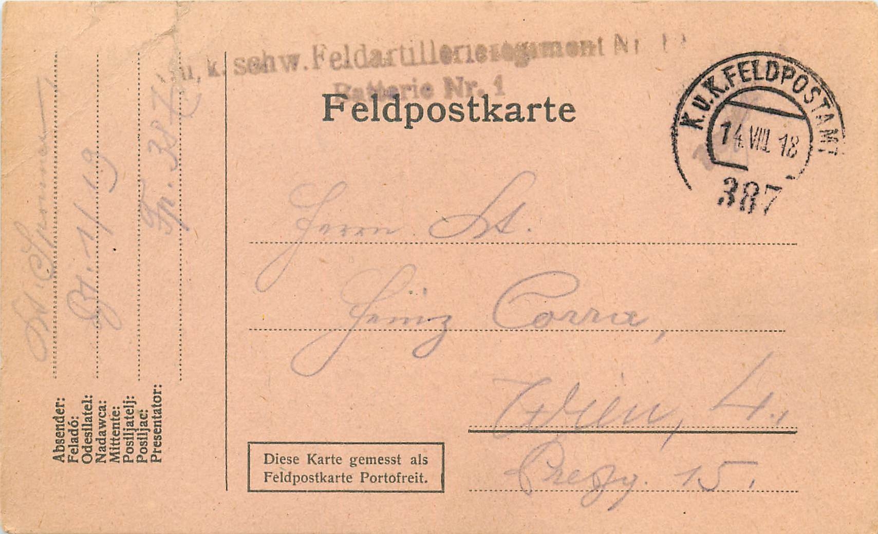 Entier Postal Postal Stationary Feldpost 431 
