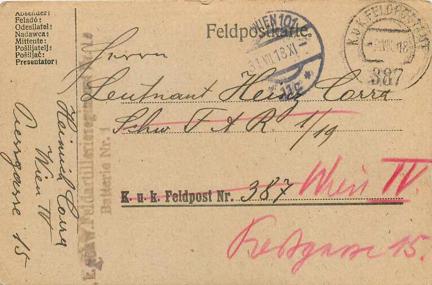 Entier Postal Postal Stationary Feldpost 431 Wien