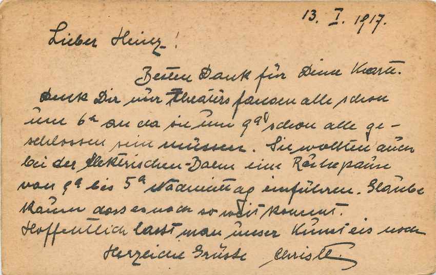 Entier Postal Postal Stationary Feldpost 431 Wien — Rückseite