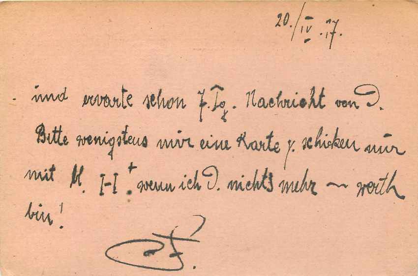 Entier Postal Postal Stationary Feldpost 431 Olomouc — Rückseite