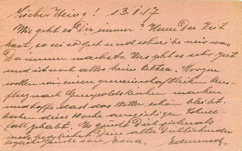 Entier Postal Postal Stationary Feldpost 431 Wien — Rückseite