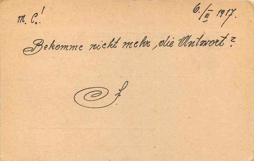 Entier Postal Postal Stationary Feldpost 431 Olomouc — Rückseite