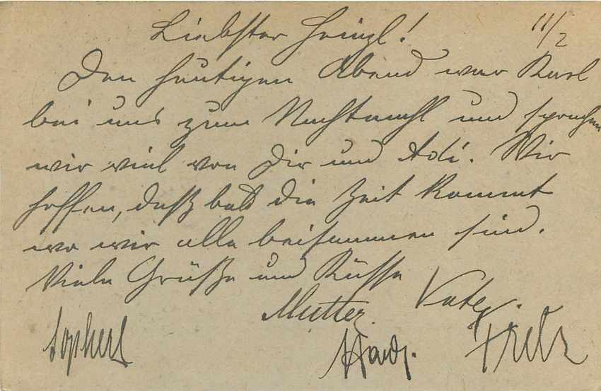 Entier Postal Postal Stationary Feldpost 431 Wien — Rückseite