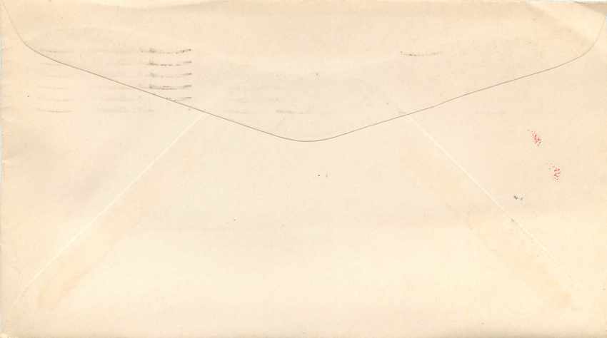 Lettre Cover Militaria 1945 Camp Beale Diable Loup Pin Up — Back