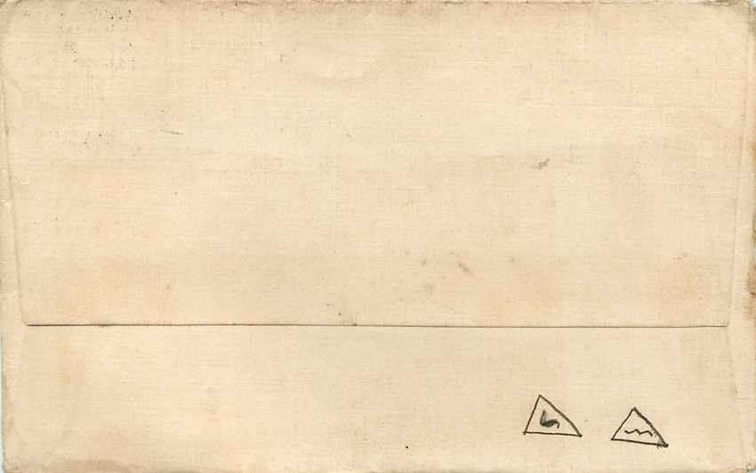 Lettre Cover Militaria 1918 Beaumont — Back