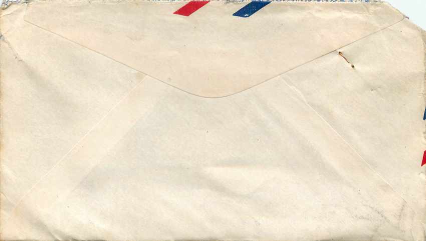 Lettre Cover Militaria 1945 American Postal Service Censored — Back
