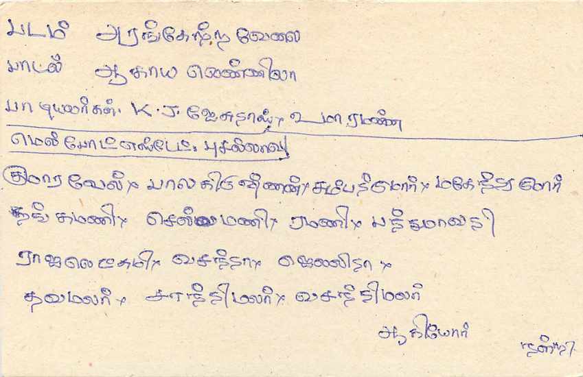 Sri Lanka — carte postale avec timbre de 75 cents — éditeur Sri Lanka Post — Verso