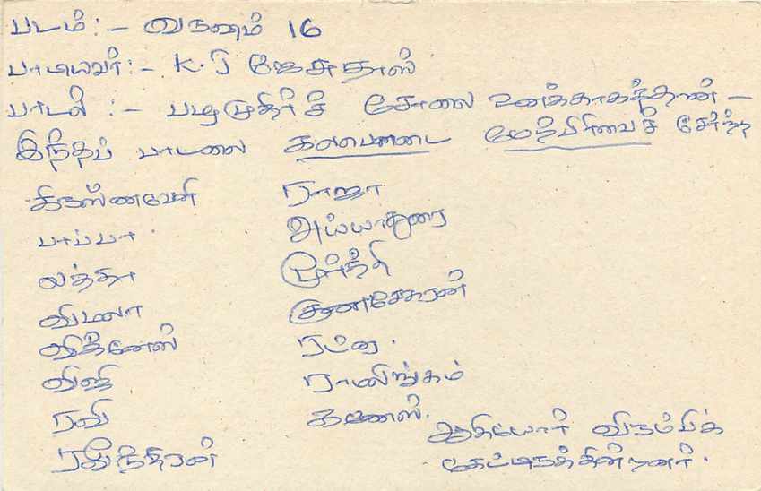 Sri Lanka — carte postale avec timbre 75 cents — éditeur Sri Lanka Post — Rückseite