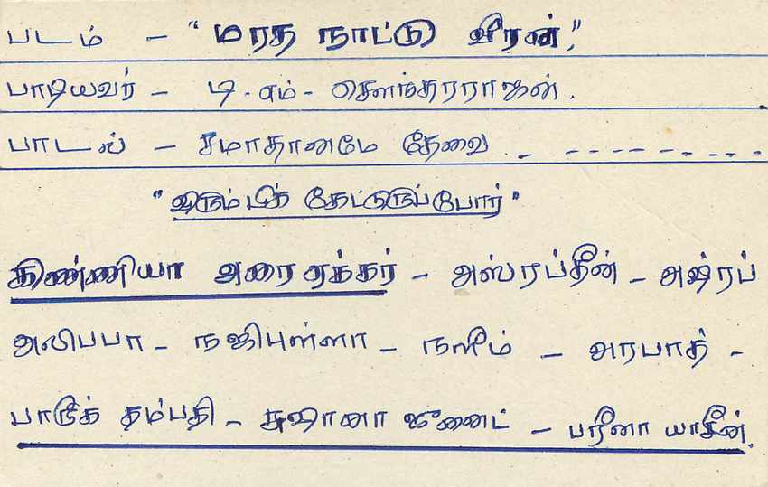 Sri Lanka — carte postale avec texte en tamoul — éditeur Sri Lanka Post — Verso